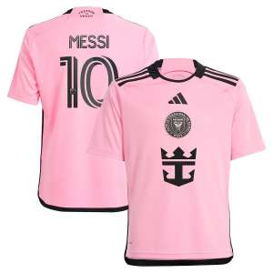 Inter Miami Club Team - #10 Lionel Messi - '22/'23 MLS Jersey - Pink