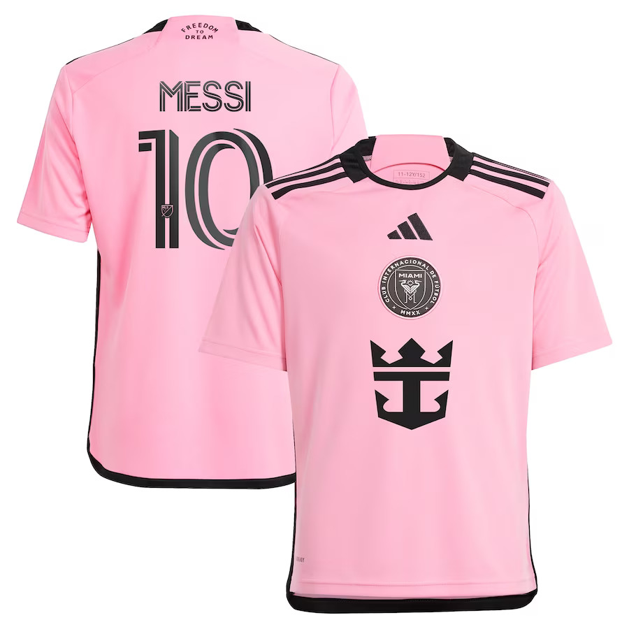 Inter Miami Club Team - #10 Lionel Messi - '22/'23 MLS Jersey - Pink