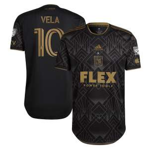 Los Angeles Football Club Team - #10 Carlos Vela - '22/'23 MLS Jersey - Black