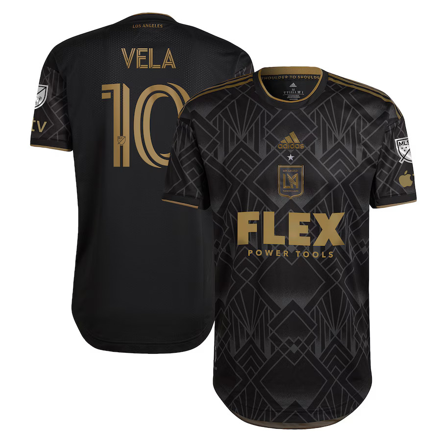 Los Angeles Football Club Team - #10 Carlos Vela - '22/'23 MLS Jersey - Black