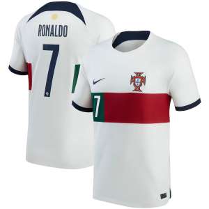 Portugal National Team - #7 Cristiano Ronaldo - '22/'23 MLS Jersey - White