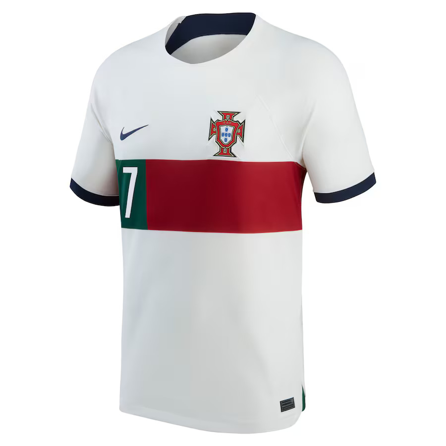 Portugal National Team - #7 Cristiano Ronaldo - '22/'23 MLS Jersey - White - Image 2