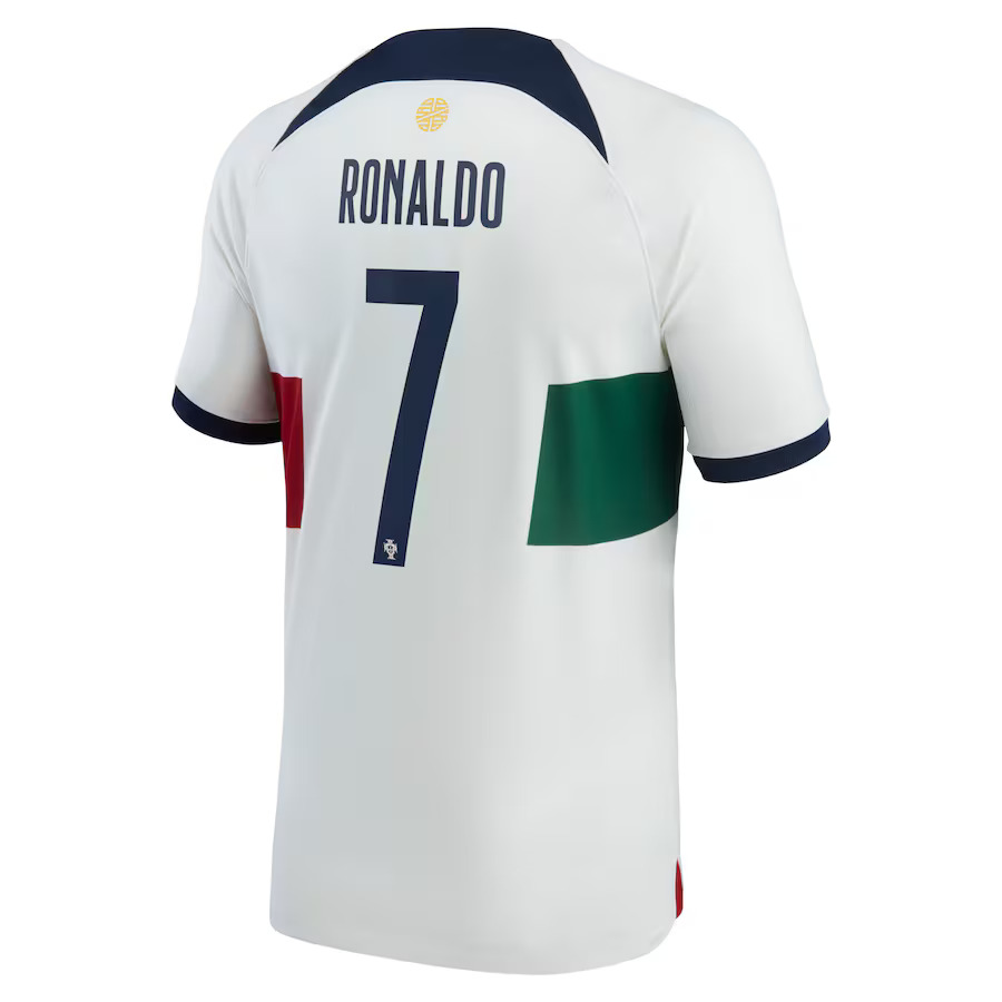 Portugal National Team - #7 Cristiano Ronaldo - '22/'23 MLS Jersey - White - Image 3