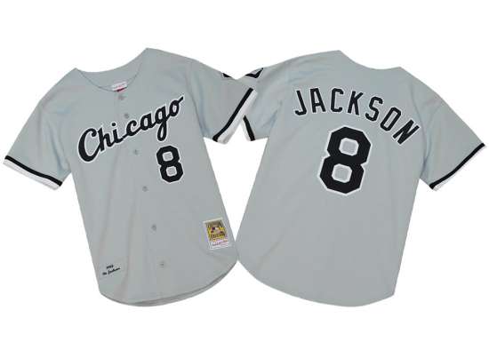 Chicago White Sox - #8 Bo Jackson - '93 MLB Jersey - Grey