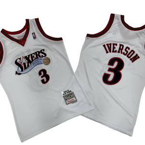 Philadelphia 76ers - #3  Allen Iverson - '97/'98 NBA Jersey - White