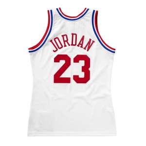 NBA All Star - #23 Michael Jordan - '91 All Star NBA Jersey - White - Image 5
