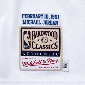 NBA All Star - #23 Michael Jordan - '91 All Star NBA Jersey - White - Image 4