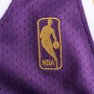 Los Angeles Lakers - #8 Kobe Bryant - '96/'97 NBA Jersey - Purple - Image 3
