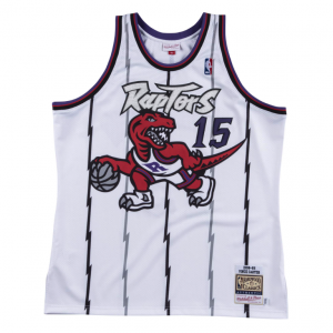 Toronto Raptors - #15 Vince Carter - '98/'99 NBA Jersey - White - Image 4