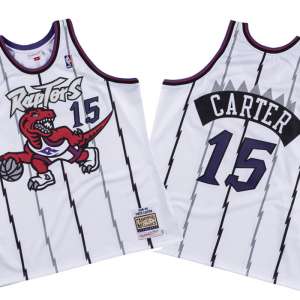 Toronto Raptors - #15 Vince Carter - '98/'99 NBA Jersey - White