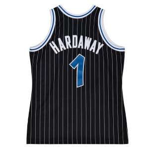 Orlando Magic - #1 Anfernee Hardaway - '94/'95 NBA Jersey - Black - Image 4