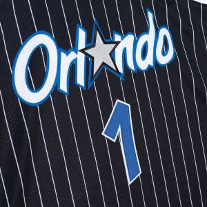 Orlando Magic - #1 Anfernee Hardaway - '94/'95 NBA Jersey - Black - Image 5