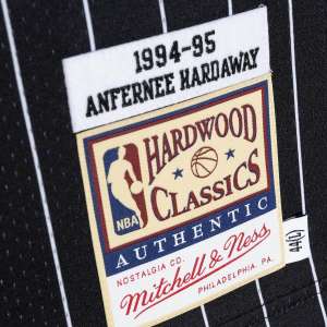 Orlando Magic - #1 Anfernee Hardaway - '94/'95 NBA Jersey - Black - Image 2