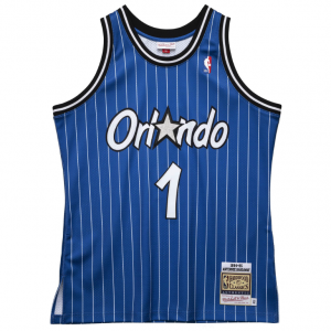 Orlando Magic - #1 Anfernee Hardaway - '94/'95 NBA Jersey - Blue - Image 5