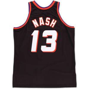 Phoenix Suns - #13 Steve Nash - '96/'97 NBA Jersey - Black - Image 3