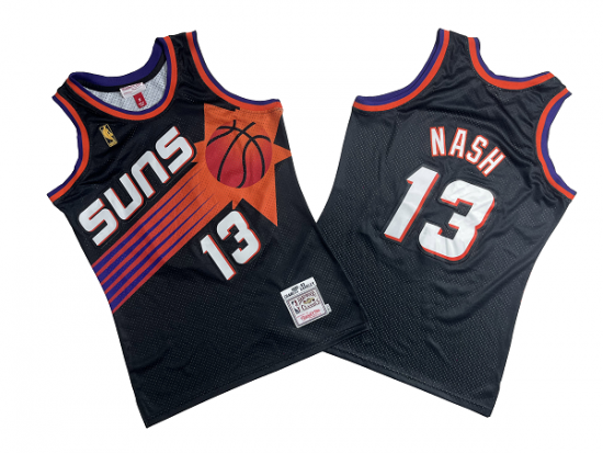 Phoenix Suns - #13 Steve Nash - '96/'97 NBA Jersey - Black