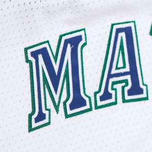 Dallas Mavericks - #41 Dirk Nowitzki - '98/'99 NBA Jersey - White - Image 3