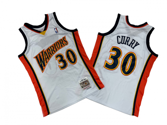 Golden State Warriors - #30 Stephen Curry - '09/'10 NBA Jersey - White