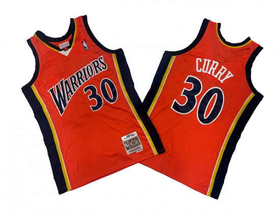 Golden State Warriors - #30 Stephen Curry - '09/'10 NBA Jersey - Orange