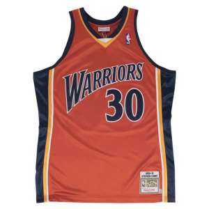 Golden State Warriors - #30 Stephen Curry - '09/'10 NBA Jersey - Orange - Image 3