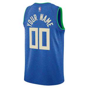 Milwaukee Bucks - #00 Damian Lillard - '23/'24 NBA Jersey - Blue - Image 2