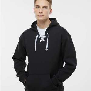 LA (LAces) Hockey Hoodie - Black - Image 2