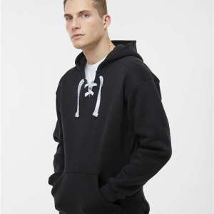 LA (LAces) Hockey Hoodie - Black - Image 3