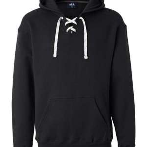LA (LAces) Hockey Hoodie - Black - Image 5