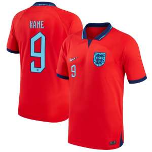 England National Team - #9 Harry Kane - '22/'23 MLS Jersey - Red