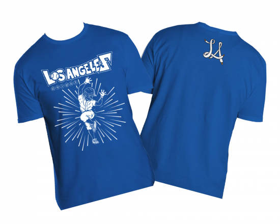 Los Angeles Dodgers Shohei Ohtani x Dragonball Tshirt - Blue