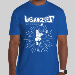 Los Angeles Dodgers Shohei Ohtani x Dragonball Tshirt - Blue - Image 2