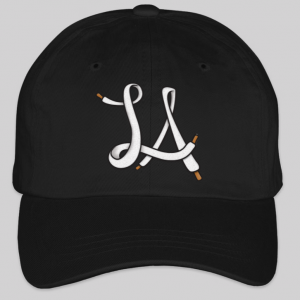 LA (LAces) Dad Hat - Black
