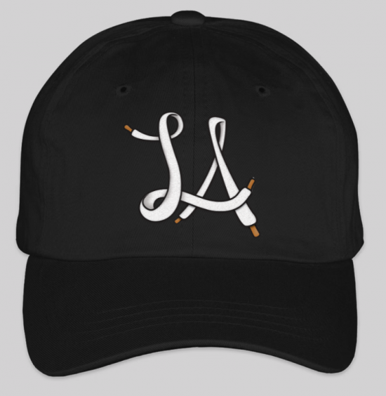 LA (LAces) Dad Hat - Black