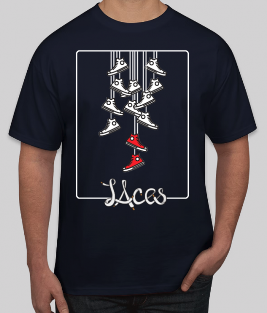LAces Chucks Tshirt - Black