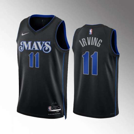 Dallas Mavericks - #11 Kyrie Irving - '23/'24 NBA Jersey - Black