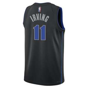 Dallas Mavericks - #11 Kyrie Irving - '23/'24 NBA Jersey - Black - Image 3