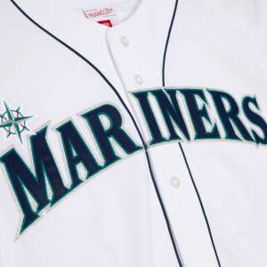 Seattle Mariners - #24 Ken Griffey Jr - '97 MLB Jersey - White - Image 4