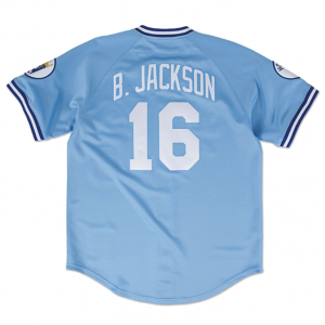 Kansas City Royals - #16 Bo Jackson - '89 MLB Jersey - Baby Blue - Image 2