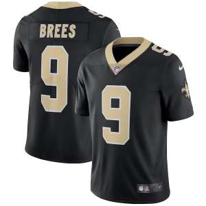 New Orleans Saints - #9 Drew Brees - NFL Jersey - Black