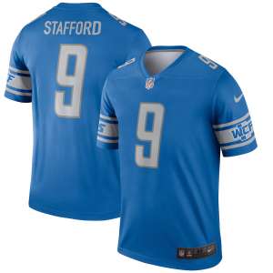 Detroit Lions - #9 Matthew Stafford - NFL Jersey - Blue