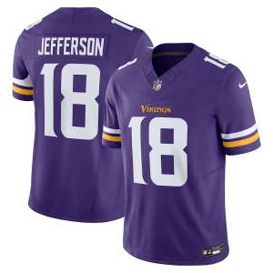 Minnesota Vikings - #18 Justin Jefferson - NFL Jersey - Purple